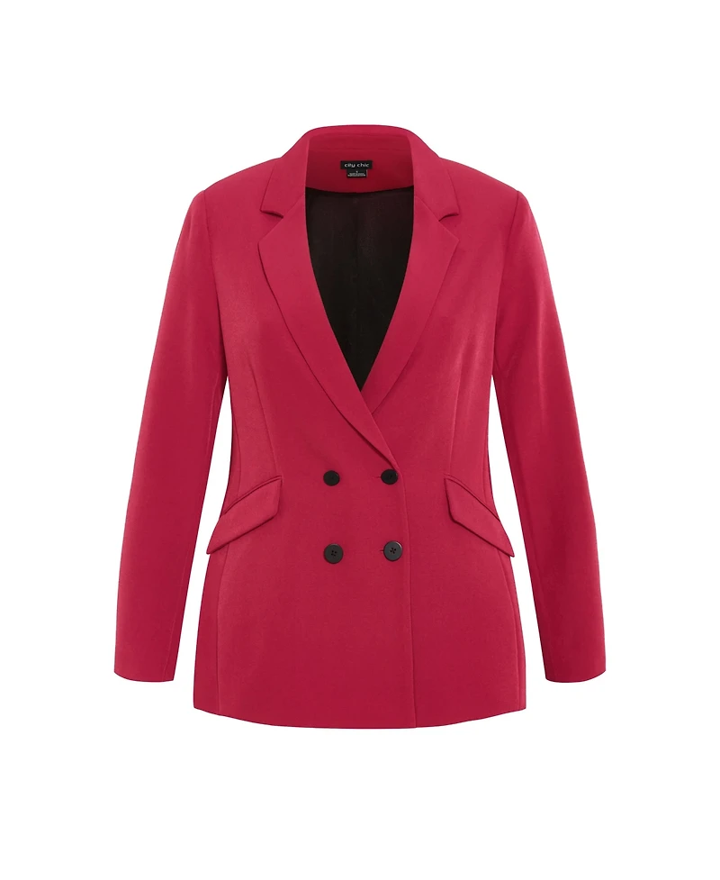 City Chic Women's Oversized Alexis Blazer