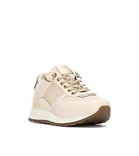 Women's Lace-Up Casual Sneakers By Xti
