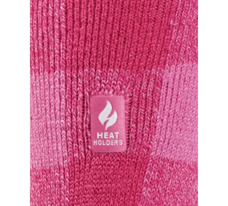 Heat Holders Girls' 4-16 Ella Plaid Slipper Socks