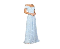 Lara Women's Off Shoulder A-Line Floral Gown