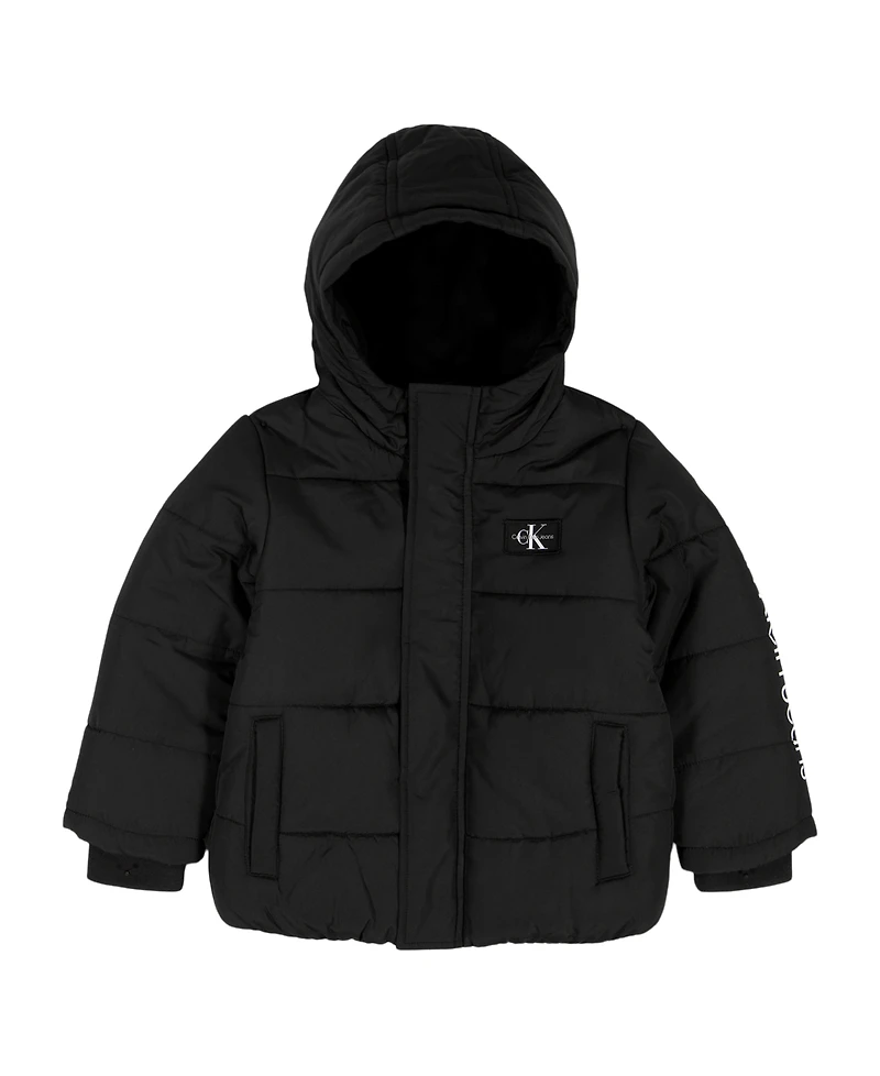 Calvin Klein Baby Boys Ckj Wordmark Puffer Jacket