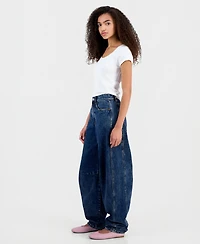 Blank Nyc Women's Barrel-Leg High-Rise Jeans