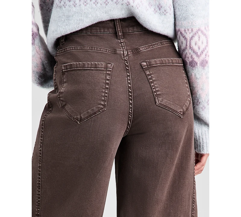 And Now This Women's High-Rise Washed Barrel-Leg Jeans, Exclusively at Macy's