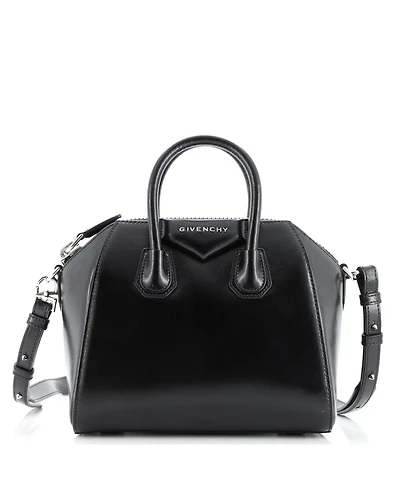 Pre-Owned Givenchy Mini Antigona Bag Glazed Leather
