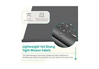 Aecojoy Retractable Awning, 40"x80" Manual Outdoor Awnings for Door Entrance, Sun Shade Canopy