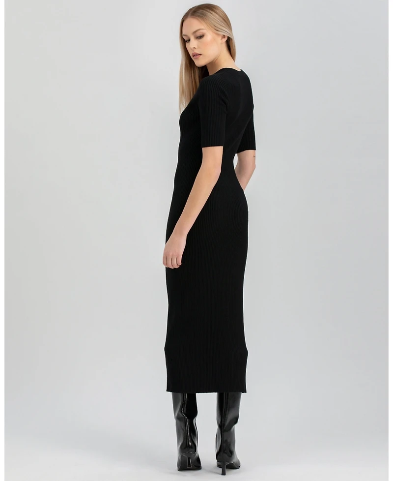 Pietro Brunelli Milano Women's V-Neck Carlotta Maxi Dress