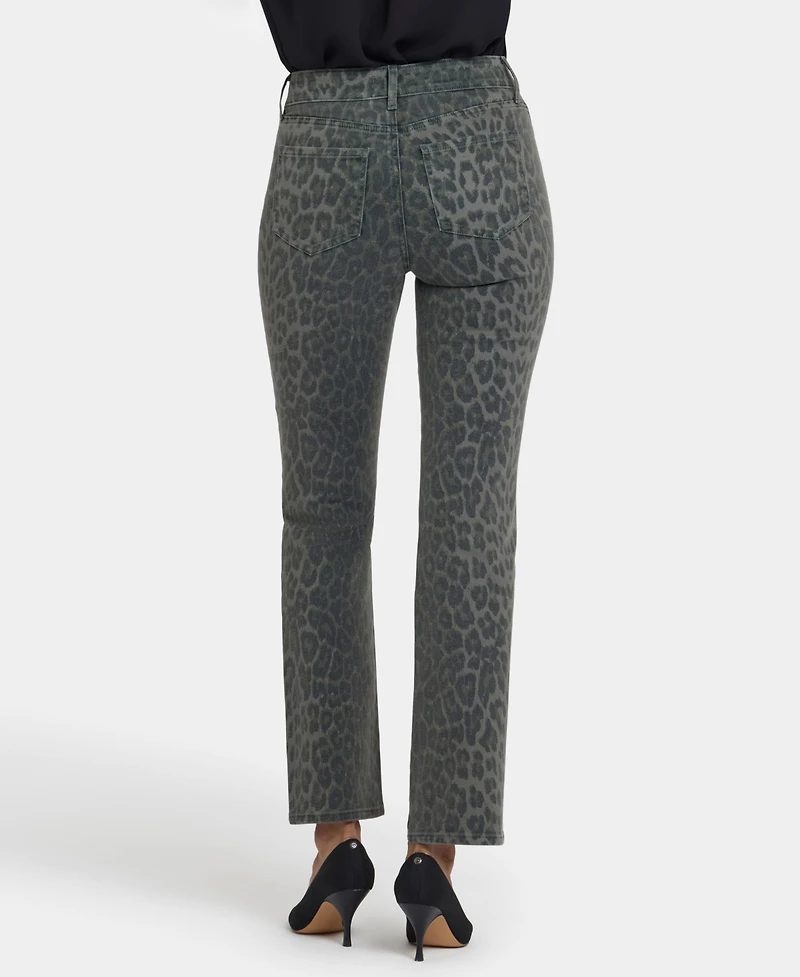 Nydj Petite High Rise Marilyn Straight Short Jeans