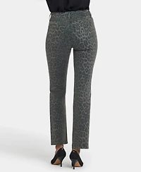 Nydj Petite High Rise Marilyn Straight Short Jeans