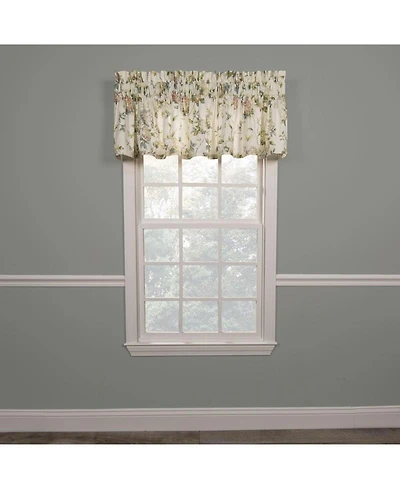 Ellis Curtain Abigail High Quality Water Proof Room Darkening Blackout Tailored Window Valance - 80x15", Multi