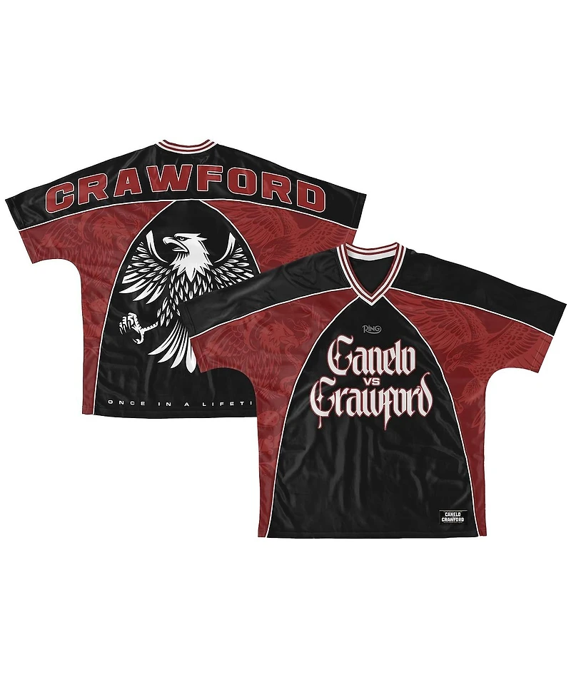 Canelo Vs Crawford Men's Red Soccer Jersey