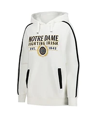 Gameday Couture Men's Cream Notre Dame Fighting Irish Down, Set, Go Hoodie and Shorts Lounge Set