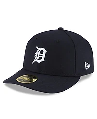 New Era Men's Navy Detroit Tigers 2025 Mlb Postseason Side Patch Low Profile 59FIFTY Fitted Hat