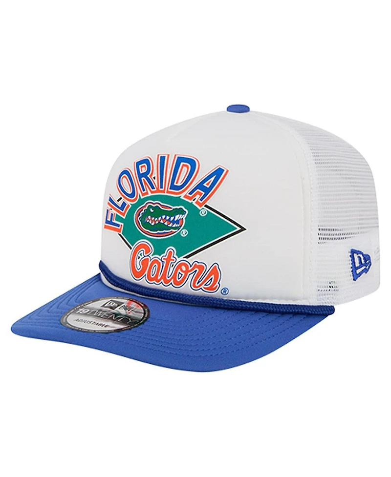 New Era Men's White Florida Gators Diamond 19TWENTY Golfer Adjustable Hat