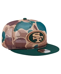 New Era Men's Camo San Francisco 49ers Duck Camo 9FIFTY Snapback Hat