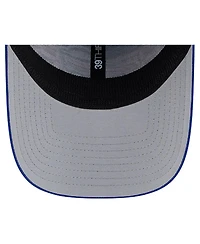 New Era Men's Royal Buffalo Bills Overlap Logo 39THIRTY Stretch Fit Hat