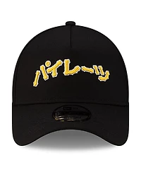 New Era x Hyperfly Men's Black Pittsburgh Pirates A-Frame 9FORTY Adjustable Hat