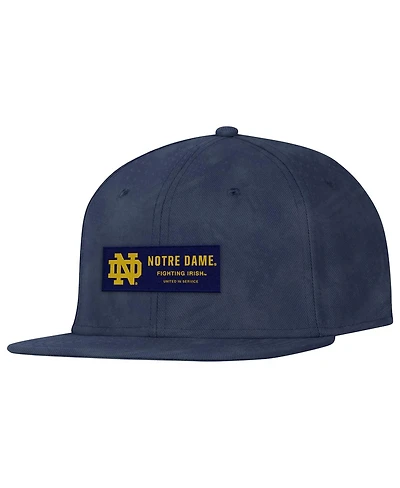 Under Armour Men's Navy Notre Dame Fighting Irish Freedom Collection ArmourFuse Snapback Hat