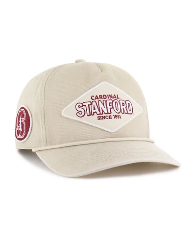 '47 Brand Men's and Women's Cream Stanford Cardinal Outdoorsmen Cairn Hitch Adjustable Hat