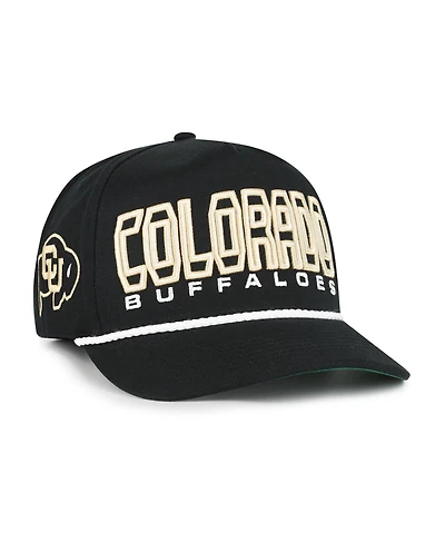 '47 Brand Big Boys and Girls Black Colorado Buffaloes Byline Hitch Adjustable Hat