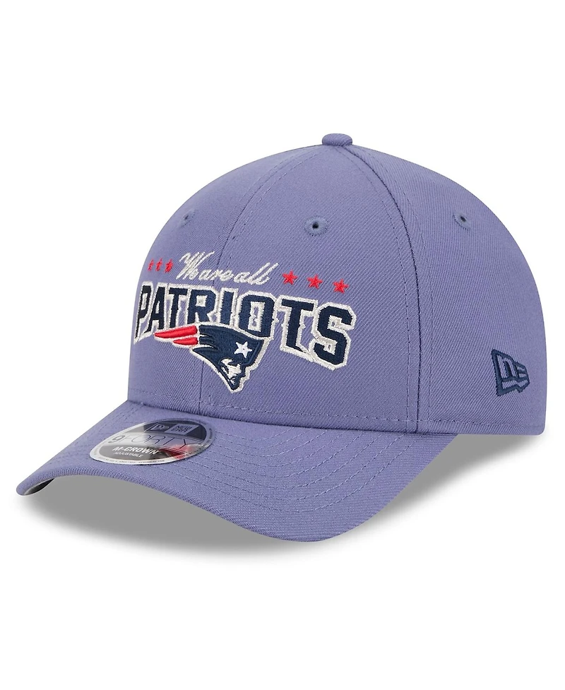 New Era Men's Meadow Blue New England Patriots 2025 Rivalries Collection Team 9FORTY M-Crown Adjustable Hat