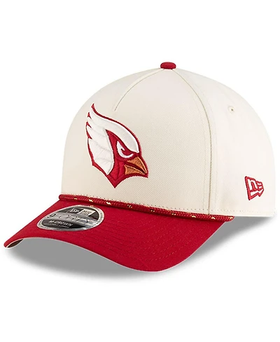 New Era Big Boys and Girls Natural Arizona Cardinals 2025 Rivalries Collection 9FORTY A-Frame Adjustable Hat