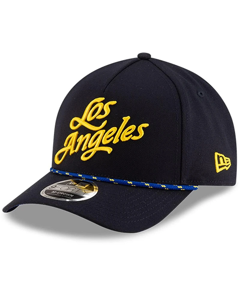 New Era Big Boys and Girls Midnight Blue Los Angeles Rams 2025 Rivalries Collection 9FORTY A-Frame Adjustable Hat