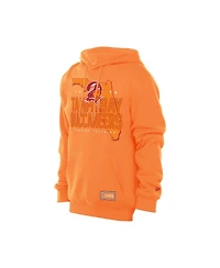 New Era Men's Orange Tampa Bay Buccaneers Combine Authentic Local State Throwback Hoodie