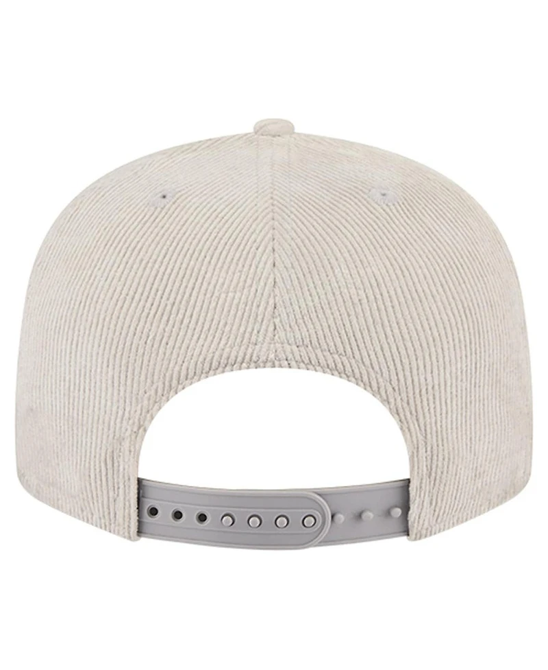 New Era Men's Gray San Francisco 49ers Cord Rope Corduroy 9FIFTY Snapback Hat