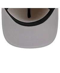 New Era Men's Light Beige/Coral Miami Marlins Color Pack A-Frame 9FIFTY Snapback Hat