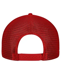 New Era Men's Cream/Scarlet San Francisco 49ers Cutout A-Frame 9FIFTY Snapback Hat