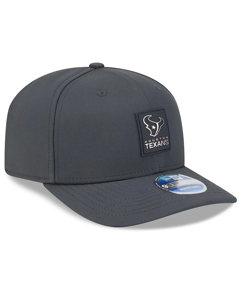 New Era Men's Charcoal Houston Texans 2025 Sideline Cold Weather 9SEVENTY Adjustable Hat