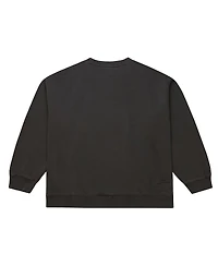 Mitchell & Ness Men's Black Miami Dolphins Downtown Crew Vintage Logo Sweatshirt