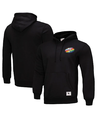 Mitchell & Ness Men's Black San Francisco 49ers Pride Pullover Hoodie
