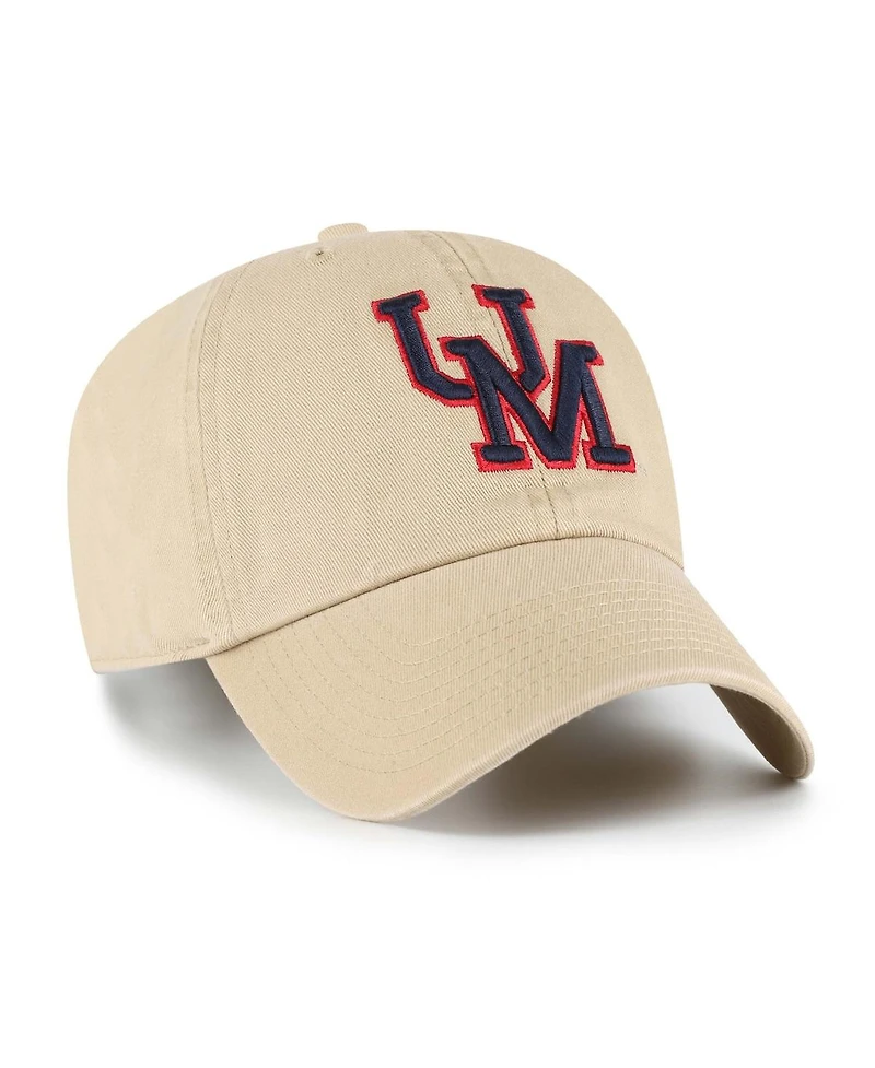 '47 Brand Men's Tan Ole Miss Rebels Vault Clean Up Adjustable Hat