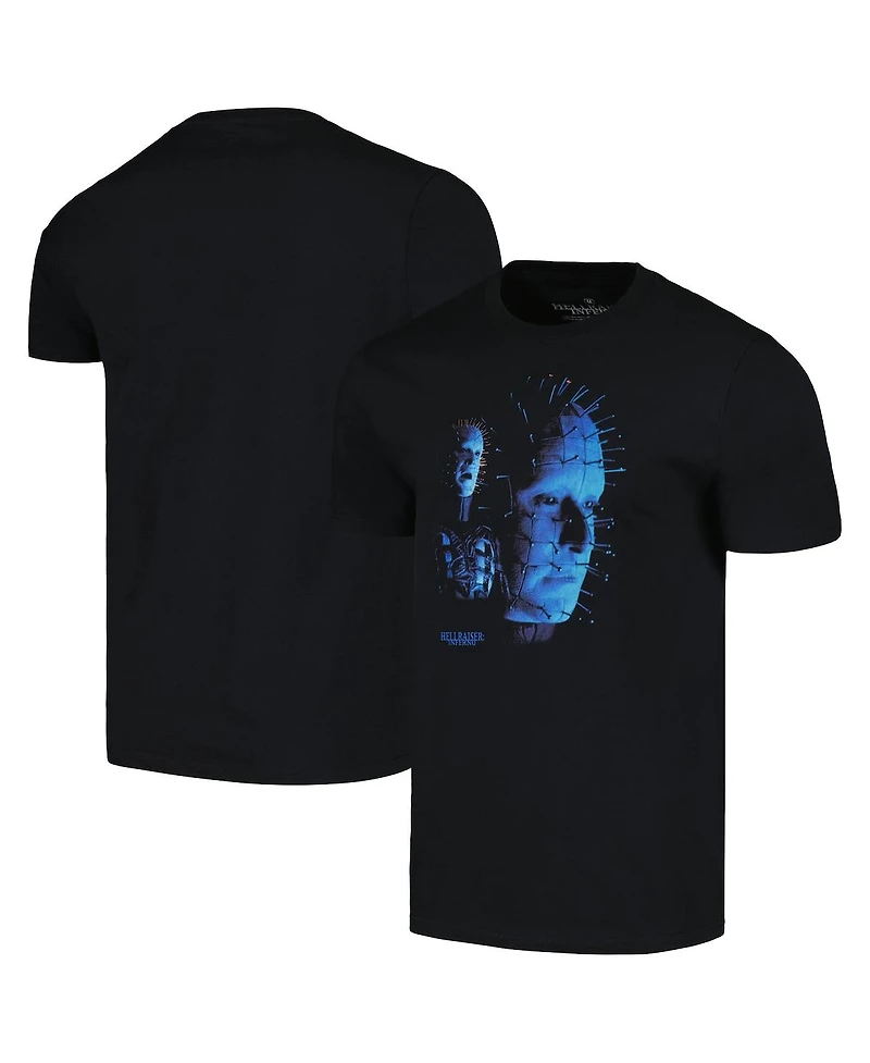 Ripple Junction Men's Black Hellraiser Pinhead Double Exposure T-Shirt