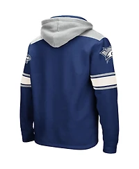 Colosseum Men's Navy New Hampshire Wildcats 2.0 Lace-Up Pullover Hoodie
