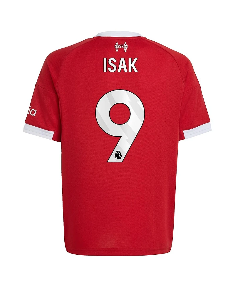Adidas Big Boys and Girls Alexander Isak Red Liverpool 2025/26 Home Replica Player Jersey