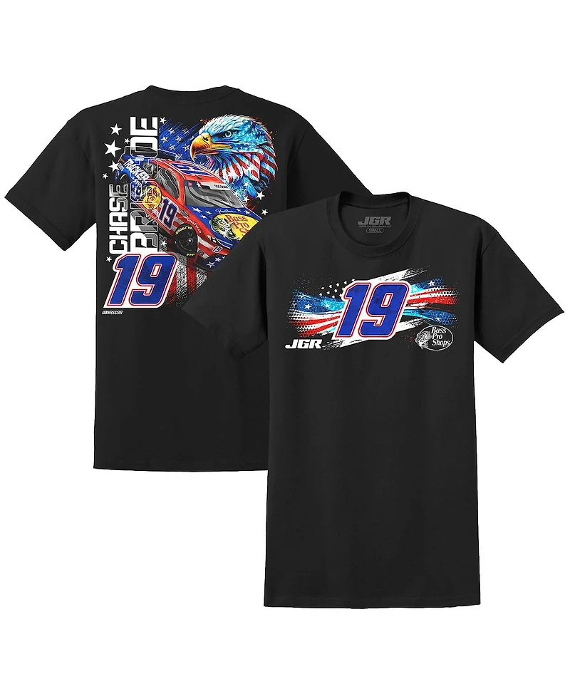Joe Gibbs Racing Team Collection Men's Black Chase Briscoe Bass Pro Shops Car T-Shirt