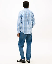 Tommy Hilfiger Men's Flex Poplin Medium Check Shirt