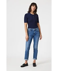Mavi Jeans Women's Mavi Emma Slim Boyfriend In Mid Brushed Tribeca