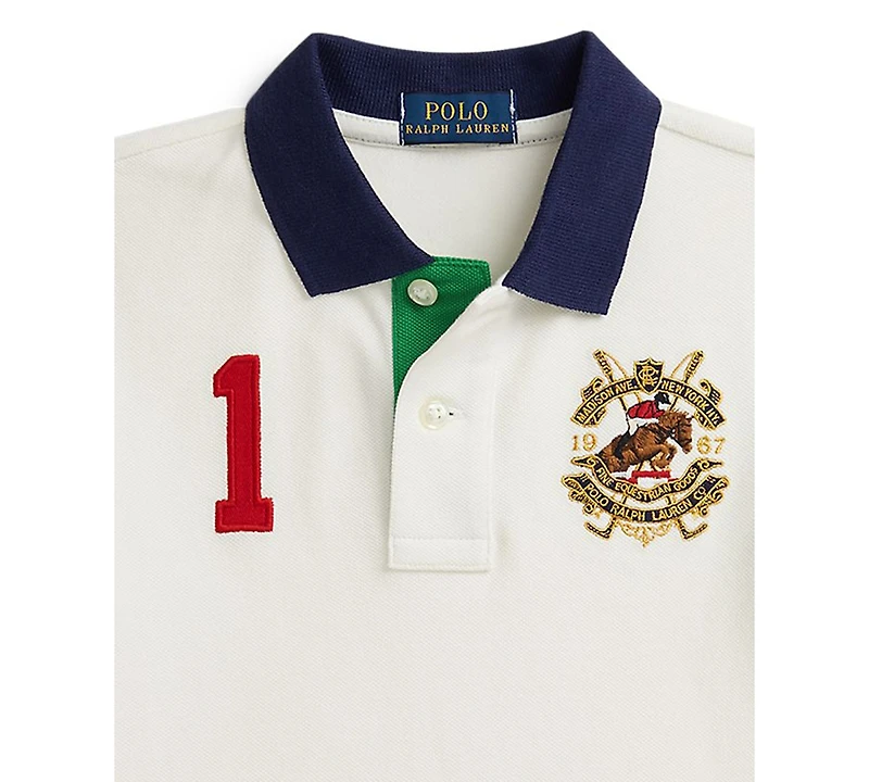 Polo Ralph Lauren Boys 2-7 Color-Blocked Short-Sleeve Shirt