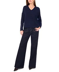 Vince Camuto Women's Colorblocked Drop-Shoulder Sweater