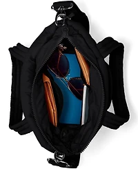Lands' End Wanderweight Ultralight Packable Crossbody Tote Bag