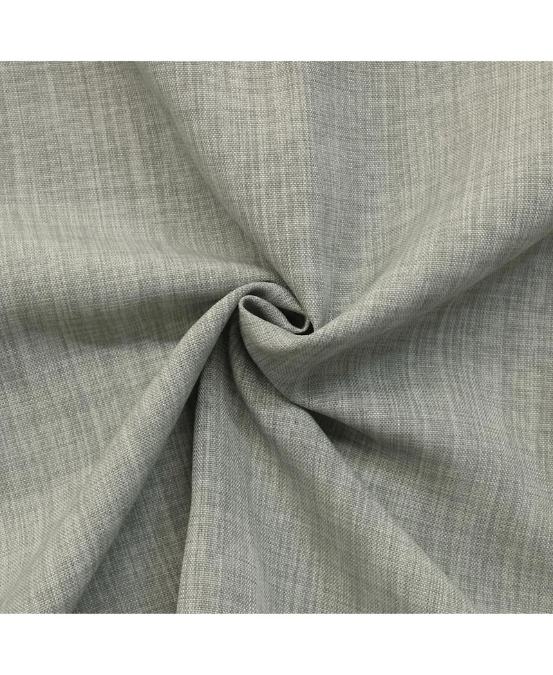 Habitat 100% Polyester Johnstown Light Filtering Faux Linen Textured Dual Header Curtain Panel 52" x 108" Silver
