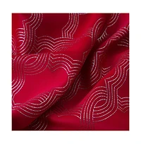 Oliva Gray Jansen Rubber Blackout Grommet Panel - 54x90" Red