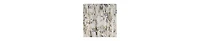Ellis Curtain Abigail High Quality Design Printed Room Darkening 2-Piece Window Rod Pocket Panel - 90 x 84, Off-white