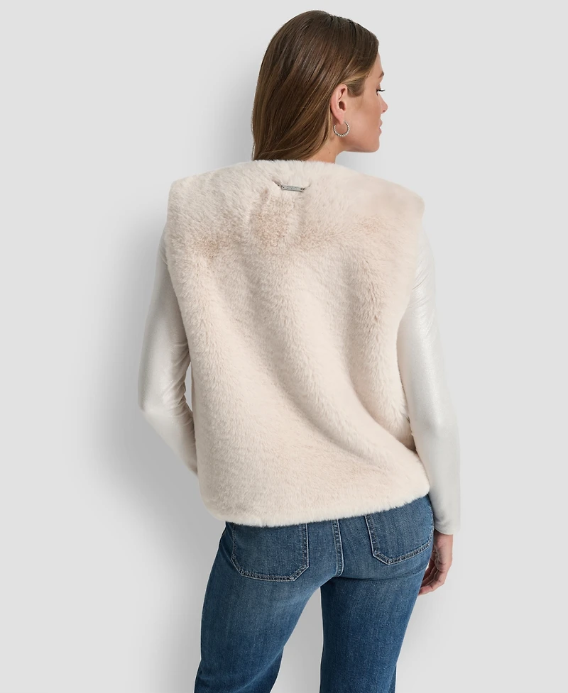 Dkny Jeans Women's Crewneck Sleeveless Vest