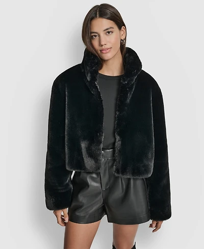 Dkny Jeans Women's Long-Sleeve Cropped Jacket