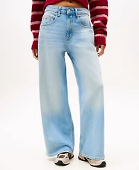 Tommy Jeans Women's Charlie Mid Rise Loose Wide Leg