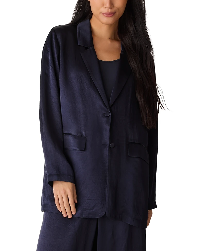 Eileen Fisher Women's Notch Collar Blazer, Regular and Plus